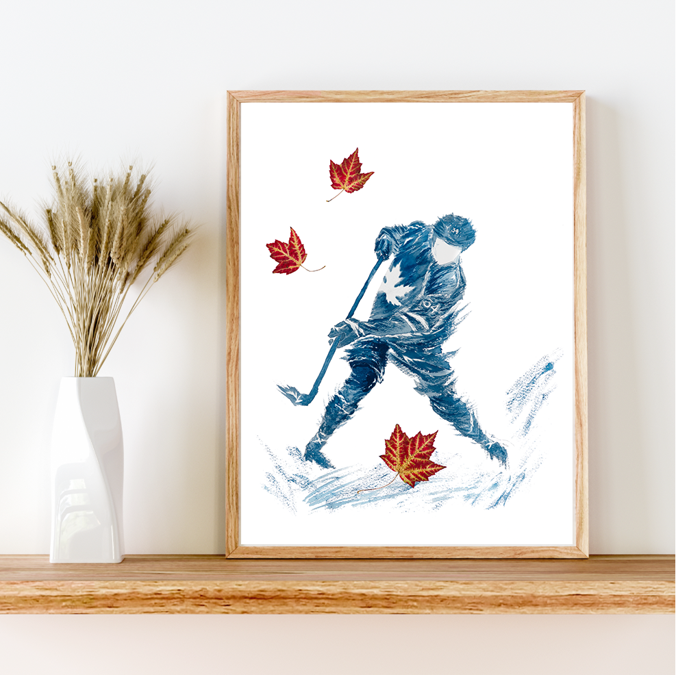 Toronto Maple Leafs Artwork Blue