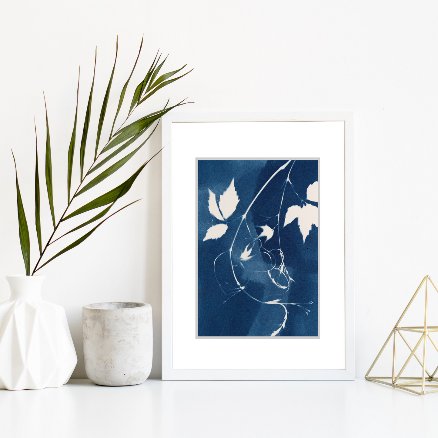 botanical cyanotype printing