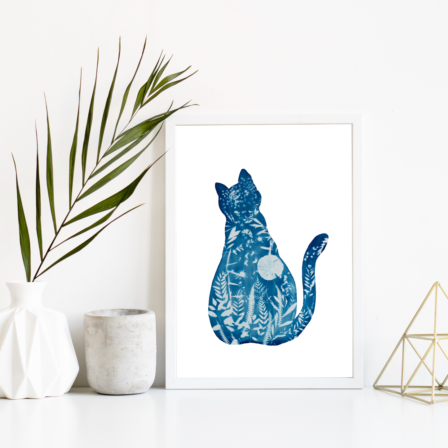 cyanotype printing for cat lovers