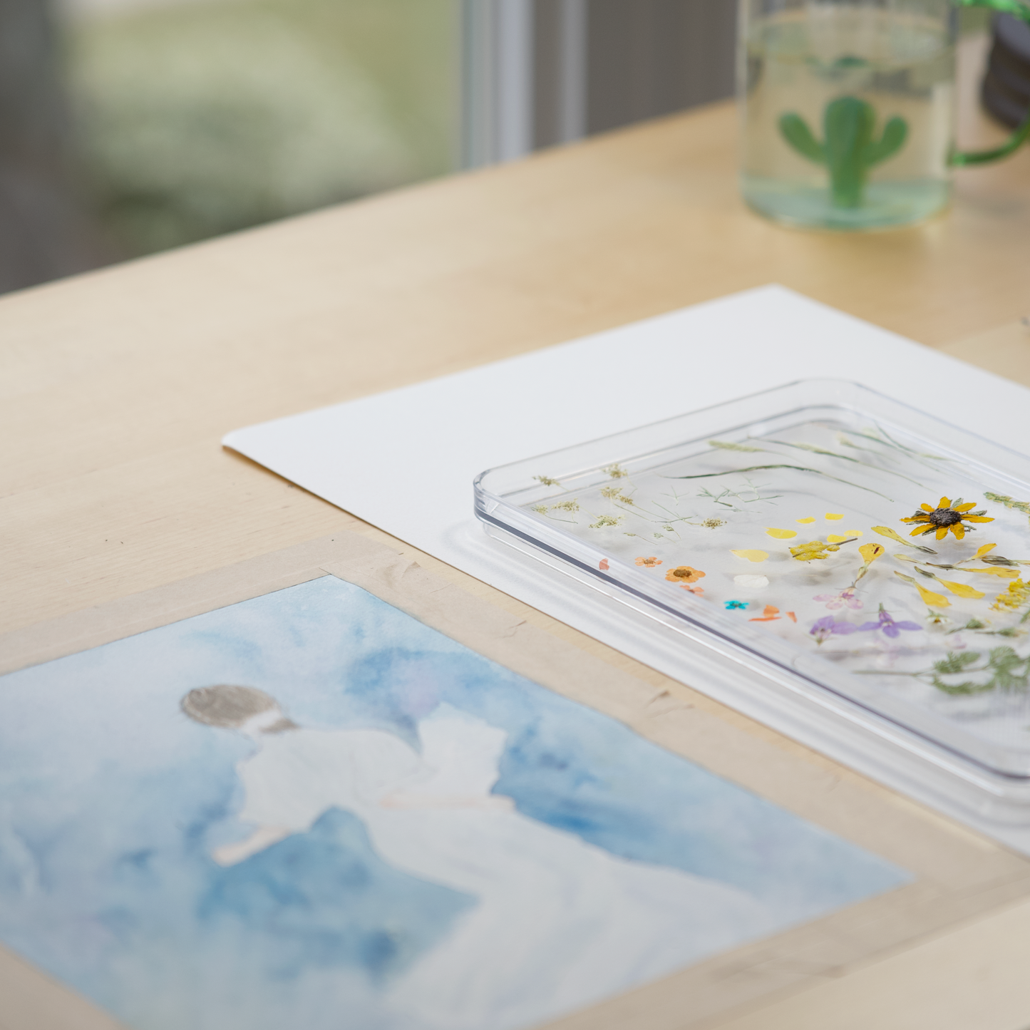 The Flower Girl _ Summer Sky