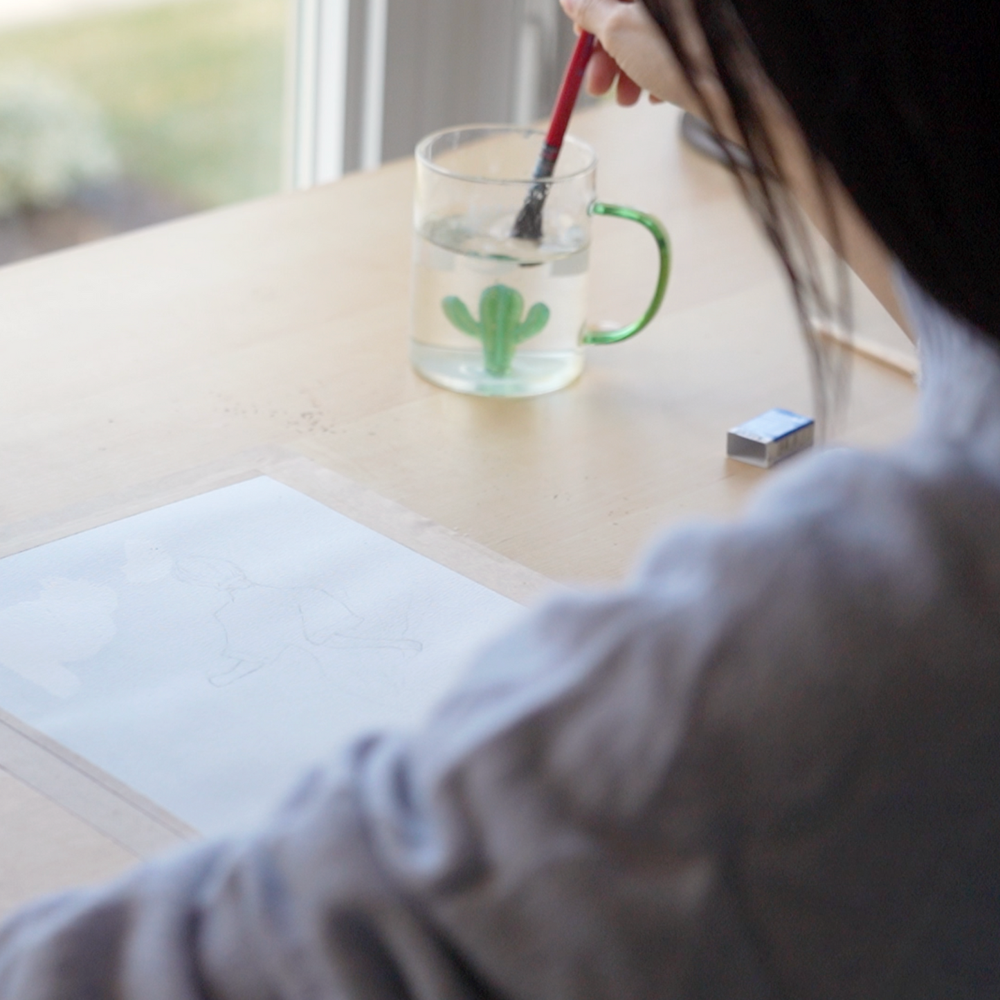 The Flower Girl _ Summer Sky