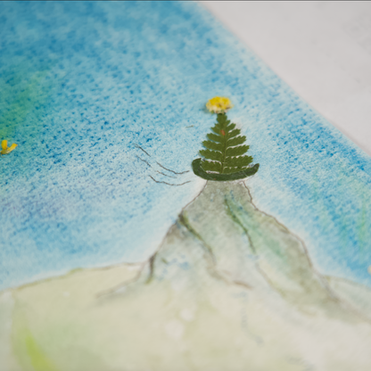 The Little Prince's Volcano Whimsical Art