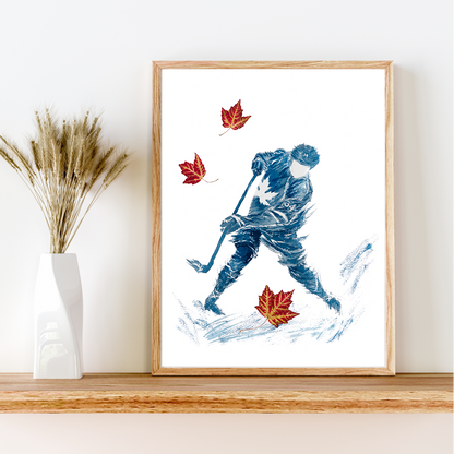 Toronto Maple Leafs Artwork Blue