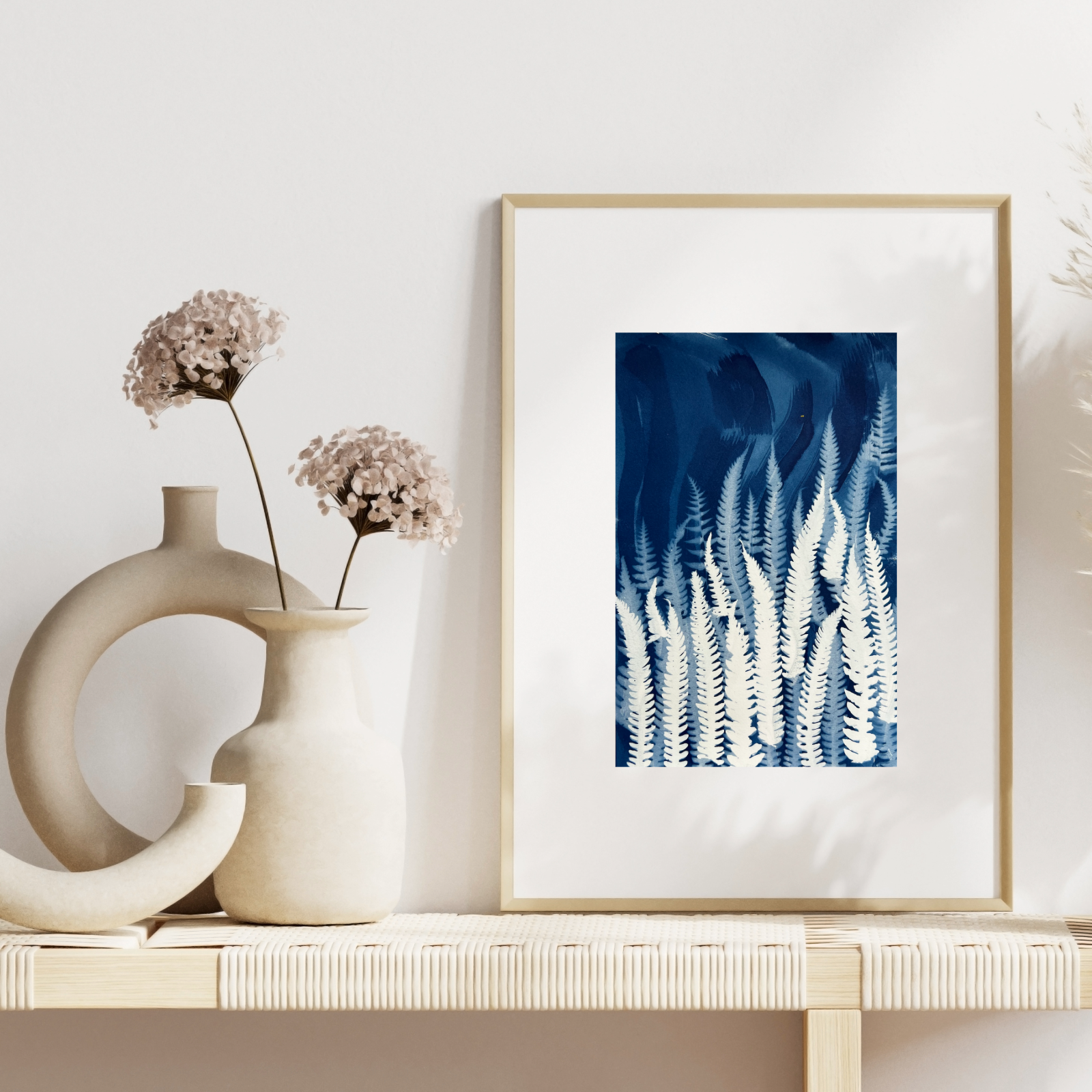 Original cyanotype print poster