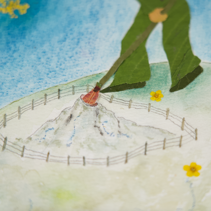 The Little Prince Rake Out His Active Volcano