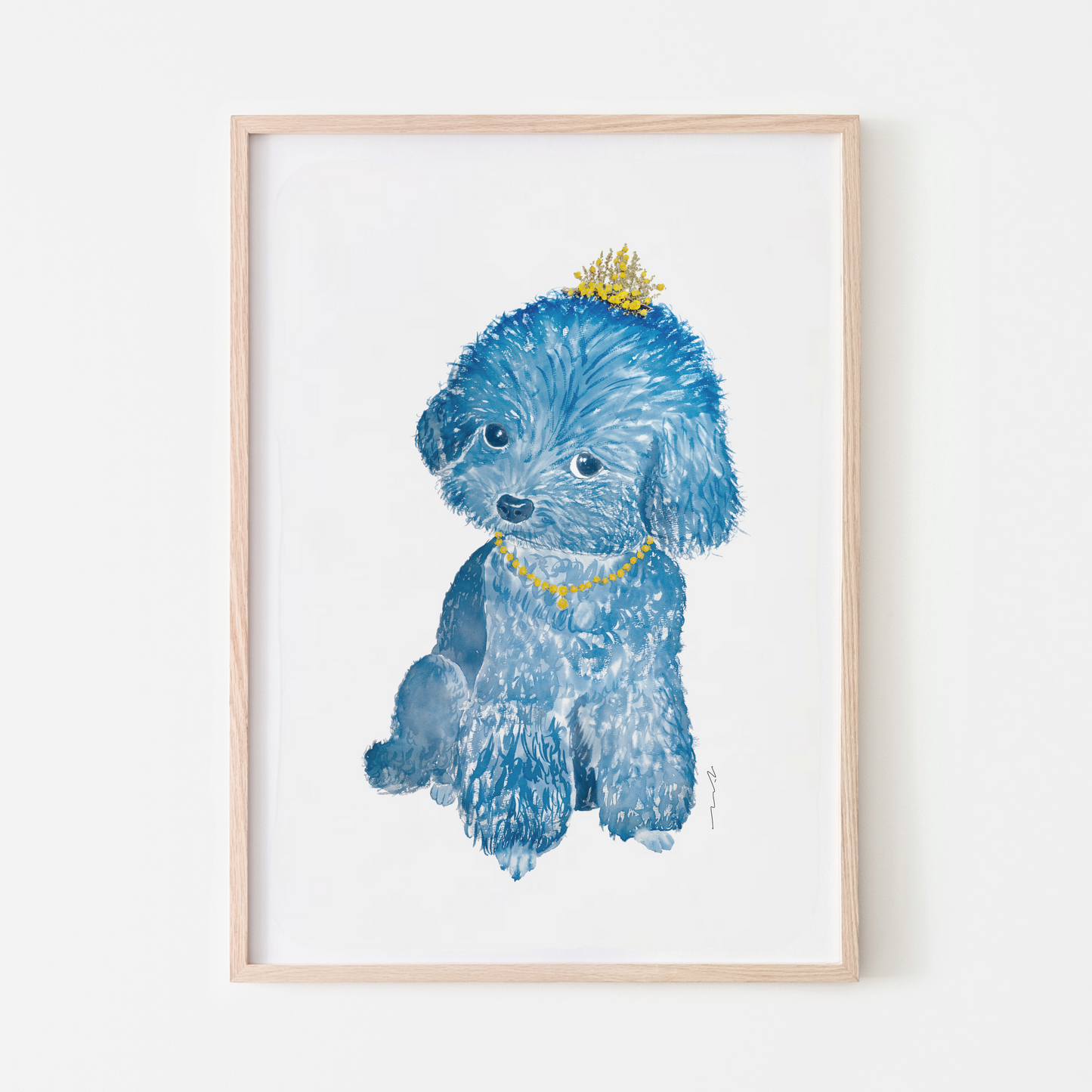 teddy bear dog art