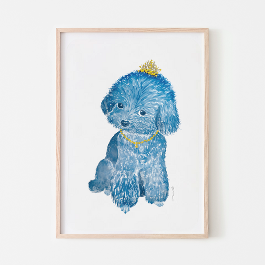 teddy bear dog art