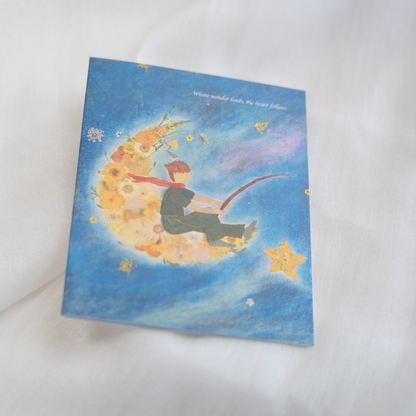 pressed flower art the little prince greeting cards for kids