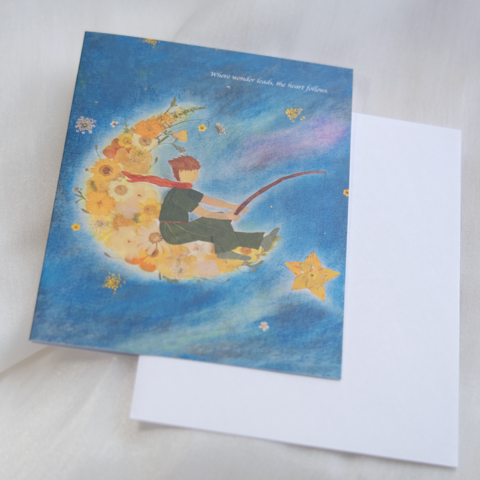 the little prince greeting cards for flower lovers